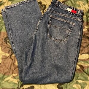 Tommy Hilfiger baggy Wide leg jeans vtg‎ mens 40/34